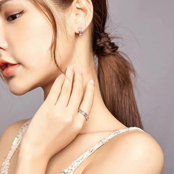 925 Sterling Silver Secret Garden  Ring – Elegant Nature‑Inspired Jewelry for Women