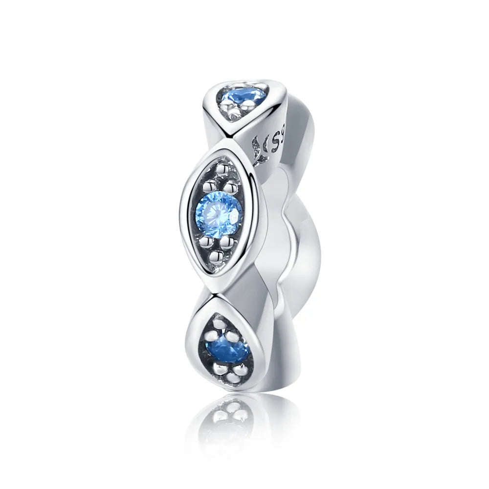 925 Sterling Silver Purple Gemstone Charm Jewelry Collection