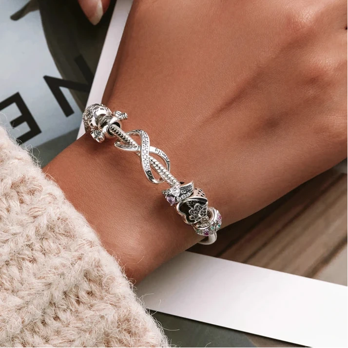 925 Sterling Silver Charm Collection Jewelry Beads for Bracelets