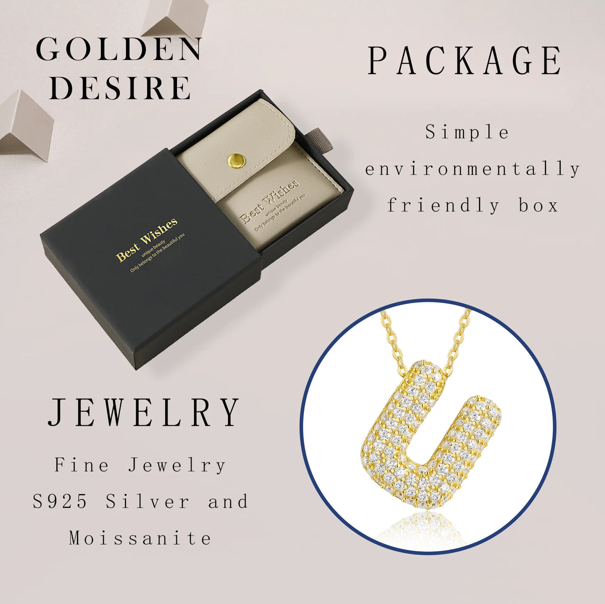 Personalized Alphabet Jewelry Pendant Collection