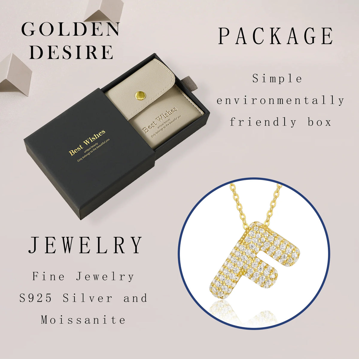 Personalized Alphabet Jewelry Pendant Collection