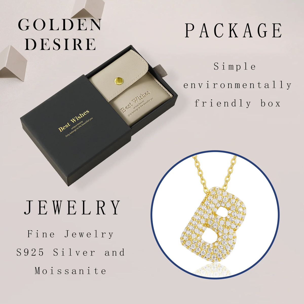 Personalized Alphabet Jewelry Pendant Collection