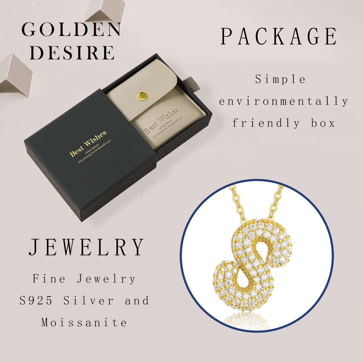 Personalized Alphabet Jewelry Pendant Collection