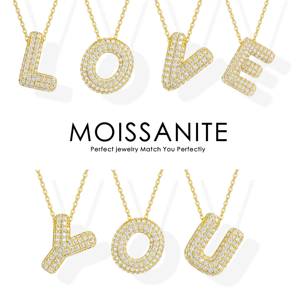 Personalized Alphabet Jewelry Pendant Collection