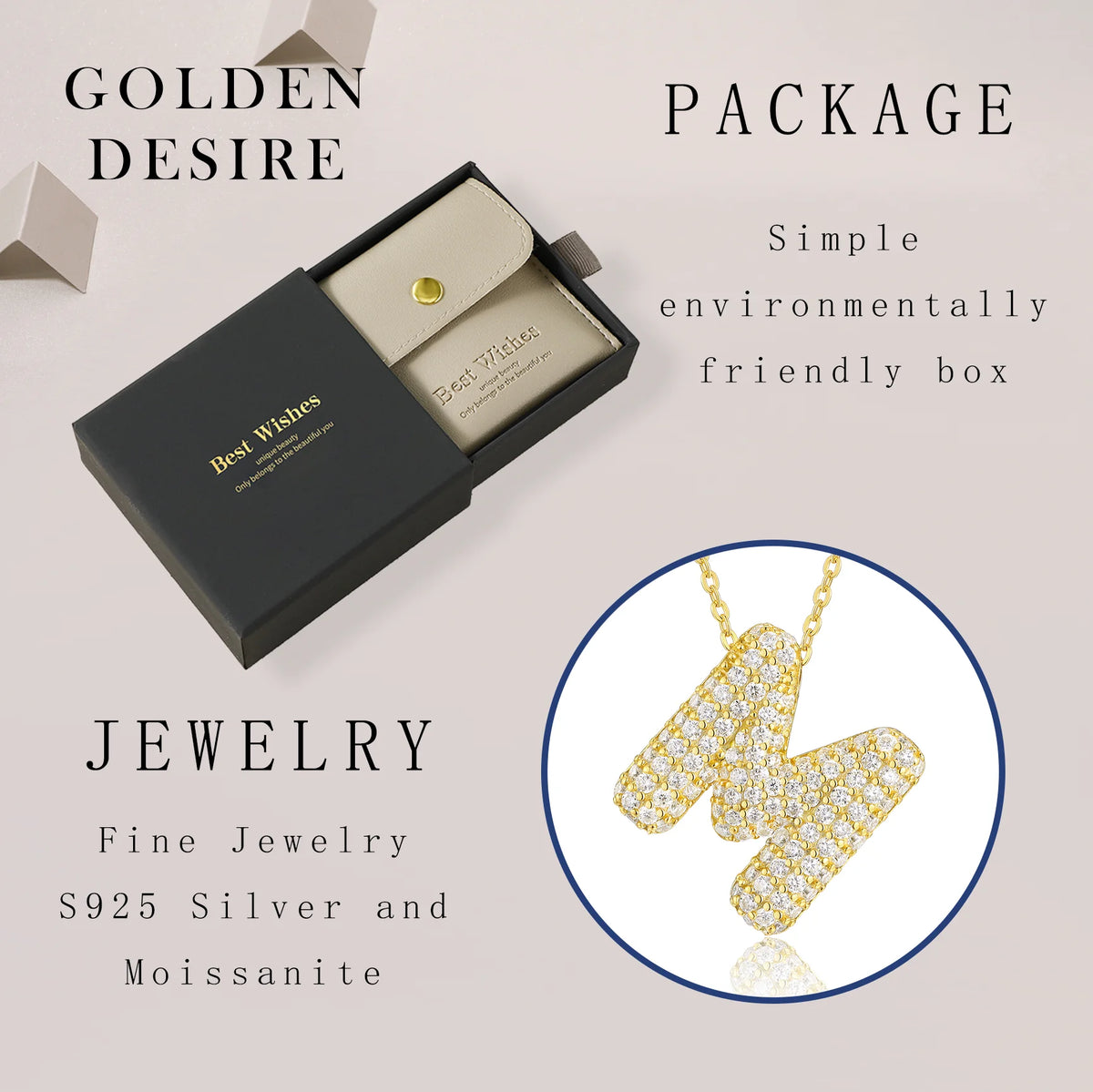 Personalized Alphabet Jewelry Pendant Collection
