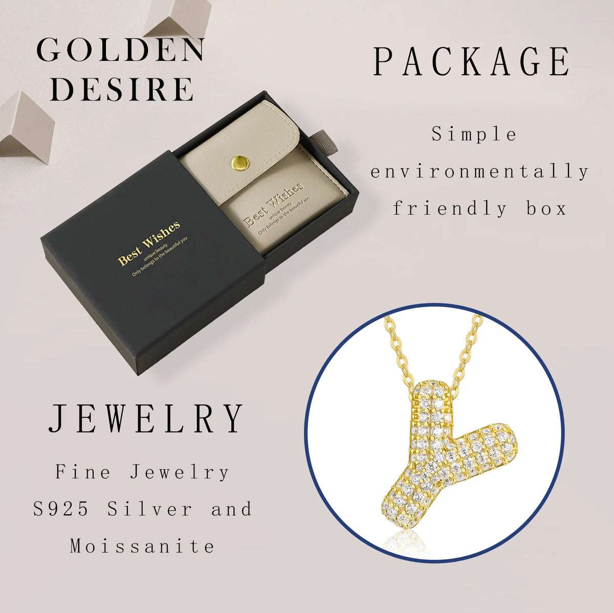 Personalized Alphabet Jewelry Pendant Collection