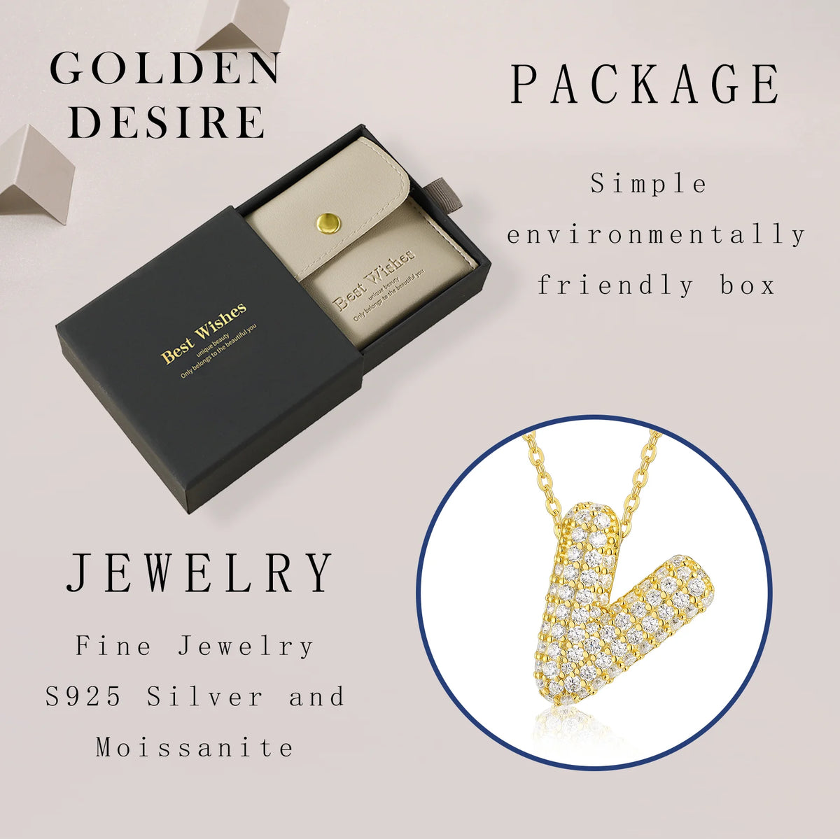 Personalized Alphabet Jewelry Pendant Collection