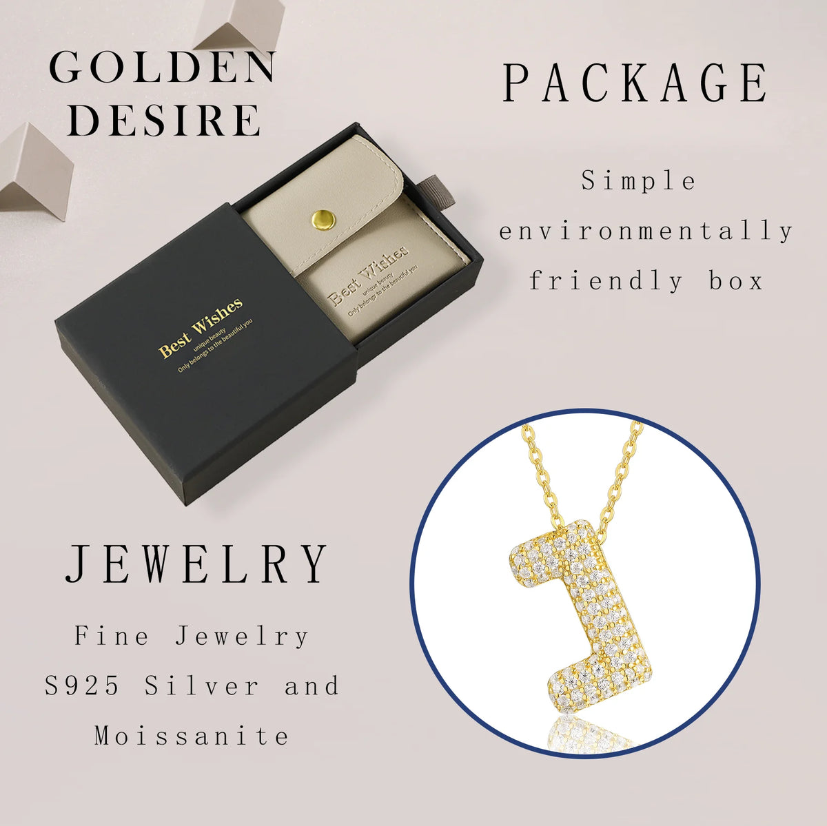 Personalized Alphabet Jewelry Pendant Collection