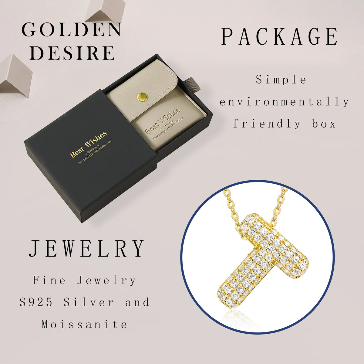 Personalized Alphabet Jewelry Pendant Collection