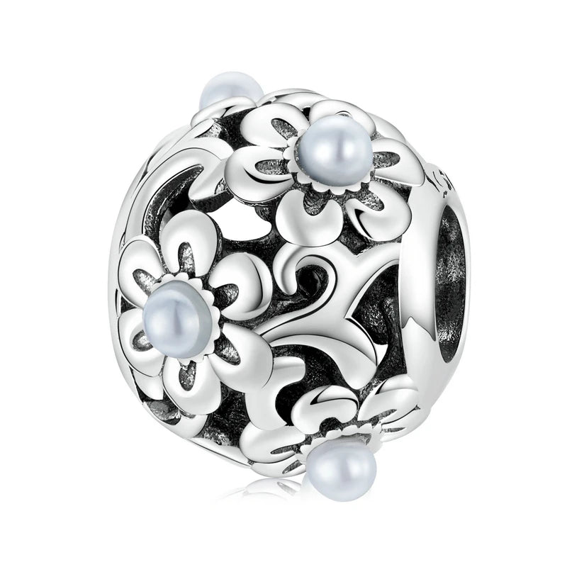 925 Sterling Silver Purple Gemstone Charm Jewelry Collection